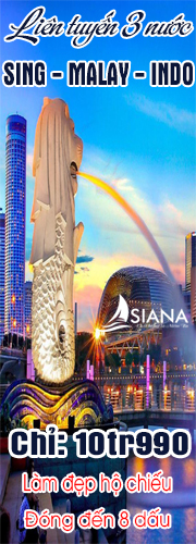 Tour Du lịch Singapore - Indonesia - Malaysia 6 ngày giá rẻ